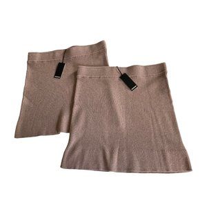 NWT Monrow Sweater Mini Skirt With Cashmere  Varies